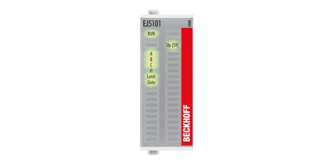 EJ5101 | EtherCAT plug-in module, 1-channel encoder interface, incremental, 5 V DC (DIFF RS422, TTL), 1 MHz
