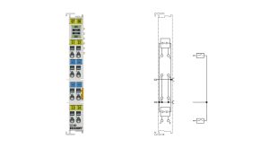 EL1084 | EtherCAT Terminal, 4-channel digital input, 24 V DC, 3 ms, ground switching