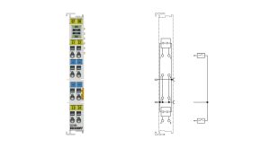 EL1094 | EtherCAT Terminal, 4-channel digital input, 24 V DC, 10 µs, ground switching