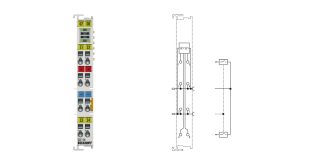 EL1114 | EtherCAT Terminal, 4-channel digital input, 24 V DC, 10 µs, 2-/3-wire connection