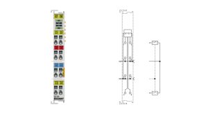 EL1254 | EtherCAT Terminal, 4-channel digital input, 24 V DC, 1 µs, timestamp