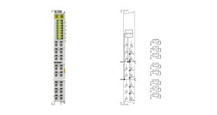 EL1258 | EtherCAT Terminal, 8-channel digital input, 24 V DC, 1 µs, multi-timestamp