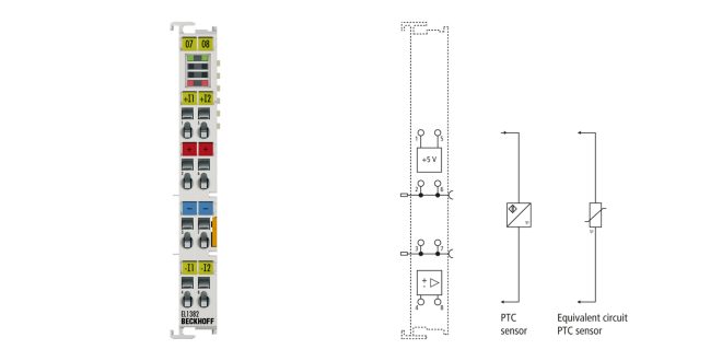 EL1382 | EtherCAT Terminal, 2-channel digital input, thermistor, 30 ms