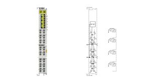 EL1804 | EtherCAT Terminal, 4-channel digital input, 24 V DC, 3 ms, 3-wire connection