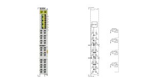 EL1814 | EtherCAT Terminal, 4-channel digital input, 24 V DC, 10 µs, 3-wire connection