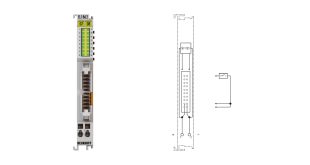 EL1862-0010 | EtherCAT Terminal, 16-channel digital input, 24 V DC, 3 ms, ground switching, flat-ribbon cable