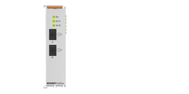 EL2502-0005 | EtherCAT Terminal, 2-channel PWM output, plastic optical fiber