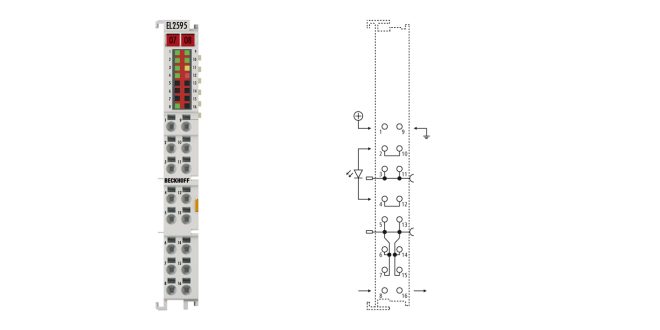 EL2595 | EtherCAT Terminal, 1-channel LED output, 48 V DC, 0.7 A