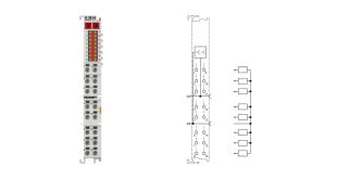 EL2819 | EtherCAT Terminal, 16-channel digital output, 24 V DC, 0.5 A, with diagnostics
