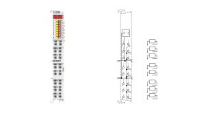 EL2838 | EtherCAT Terminal, 8-channel digital output, 24 V DC, 2 A, with channel diagnostics