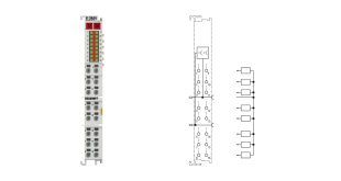 EL2889 | EtherCAT Terminal, 16-channel digital output, 24 V DC, 0.5 A, ground switching