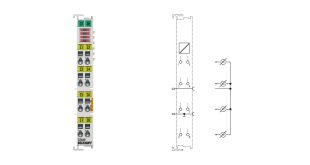 EL3048 | EtherCAT Terminal, 8-channel analog input, current, 0…20 mA, 12 bit, single-ended