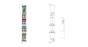 EL3051 | EtherCAT Terminal, 1-channel analog input, current, 4…20 mA, 12 bit, single-ended