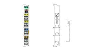 EL3112-0011 | EtherCAT Terminal, 2-channel analog input, current, ±20 mA, 16 bit, differential