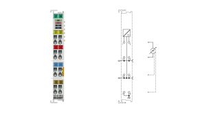 EL3142-0010 | EtherCAT Terminal, 2-channel analog input, current, ±10 mA, 16 bit, single-ended