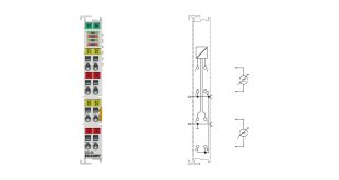 EL3154 | EtherCAT Terminal, 4-channel analog input, current, 4…20 mA, 16 bit, single-ended