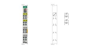 EL3172 | EtherCAT Terminal, 2-channel analog input, multi-function, ±10 V, ±20 mA, 16 bit