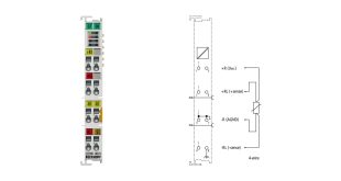 EL3201-0010 | EtherCAT Terminal, 1-channel analog input, temperature, RTD (Pt100), 16 bit, high-precision