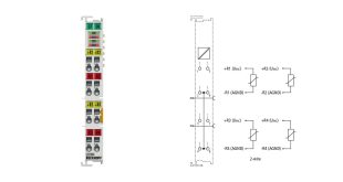 EL3204 | EtherCAT Terminal, 4-channel analog input, temperature, RTD (Pt100), 16 bit