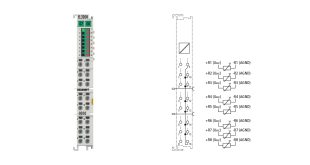 EL3208-0010 | EtherCAT Terminal, 8-channel analog input, temperature, RTD (Pt1000, NTC), 16 bit