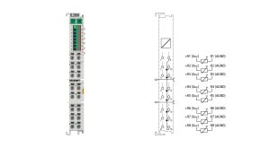 EL3208 | EtherCAT Terminal, 8-channel analog input, temperature, RTD (Pt100), 16 bit