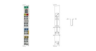 EL3311 | EtherCAT Terminal, 1-channel analog input, temperature, thermocouple, 16 bit