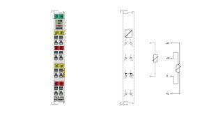 EL3692-0020 | EtherCAT Terminal, 2-channel analog input, resistance, 100 mΩ…10 MΩ, 24 bit, factory calibrated