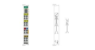 EL3751-0004 | EtherCAT Terminal, 1-channel analog input, temperature, RTD (Pt100), 24 bit, 10 ksps