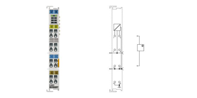 EL4002 | EtherCAT Terminal, 2-channel analog output, voltage, 0…10 V, 12 bit