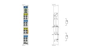 EL4004 | EtherCAT Terminal, 4-channel analog output, voltage, 0…10 V, 12 bit