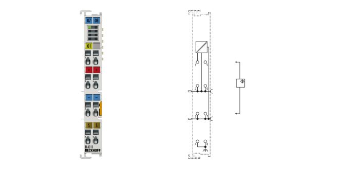 EL4011 | EtherCAT Terminal, 1-channel analog output, current, 0…20 mA, 12 bit