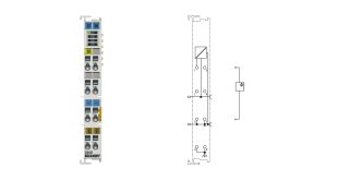 EL4031 | EtherCAT Terminal, 1-channel analog output, voltage, ±10 V, 12 bit