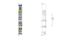 EL4032 | EtherCAT Terminal, 2-channel analog output, voltage, ±10 V, 12 bit