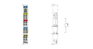 EL4712 | EtherCAT Terminal, 2-channel analog output, current, 0…20 mA, 16 bit, oversampling