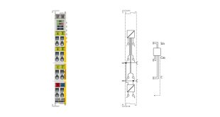 EL5021-0090 | EtherCAT Terminal, 1-channel encoder interface, SinCos, 1 VPP, TwinSAFE SC