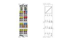 EL5101 | EtherCAT Terminal, 1-channel encoder interface, incremental, 5 V DC (DIFF RS422, TTL), 1 MHz