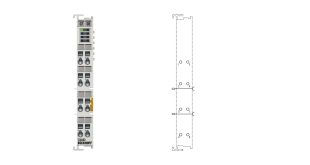 EL6080 | EtherCAT Terminal, 1-channel communication interface, memory, 128 kByte, NOVRAM