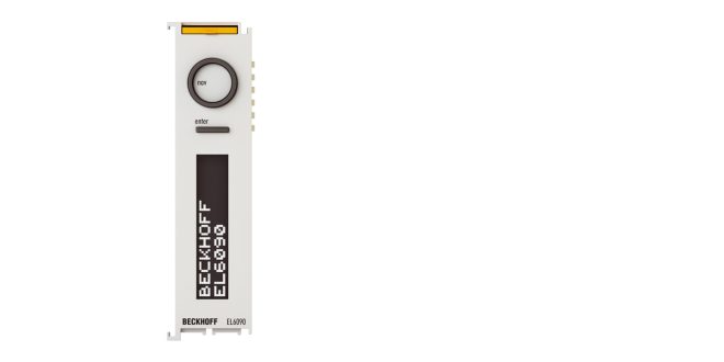 EL6090 | EtherCAT Terminal, display with navigation switch, operating hours counter