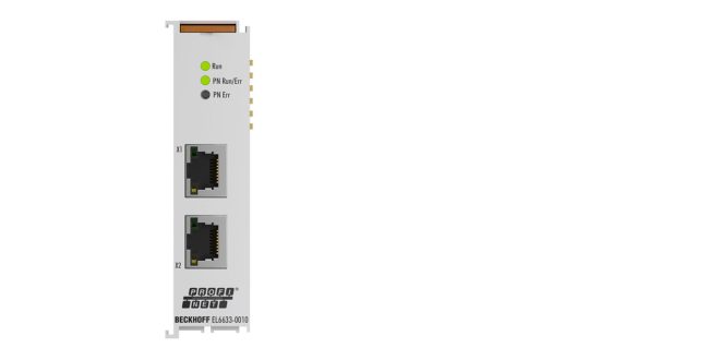 EL6633-0010 | EtherCAT Terminal, 2-port communication interface, PROFINET RT, device