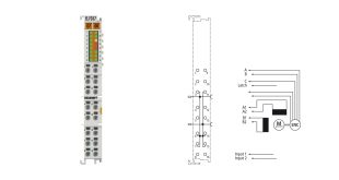 EL7037 | EtherCAT Terminal, 1-channel motion interface, stepper motor, 24 V DC, 1.5 A, with incremental encoder