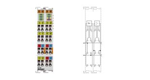 EL7342 | EtherCAT Terminal, 2-channel motion interface, DC motor, 48 V DC, 3.5 A