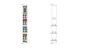 EL9180 | Potential distribution terminal, 2 x 24 V DC, 2 x 0 V DC, 2 x PE