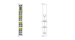 EL9186 | Potential distribution terminal, 8 x 24 V DC