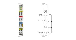 EL9227-6600 | Overcurrent protection terminal, 24 V DC, 2-channel, max. 4 A, adjustable, extended functionalities