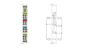 EL9227-9482 | Overcurrent protection terminal, 24 V DC, 2-channel, 8 A/2 A, extended functionalities