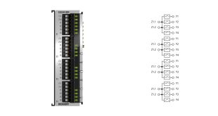 ELM2644-0000 | EtherCAT Terminal, 4-channel reed output, multiplexer, 48 V AC/DC, 0.5 A, potential-free, 1 x 4