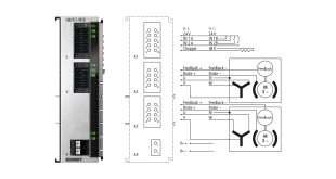 ELM7211-9018 | EtherCAT Terminal, 1-channel motion interface, servomotor, 48 V DC, 4.5 A, OCT, STO, Safe Motion, TwinSAFE Logic