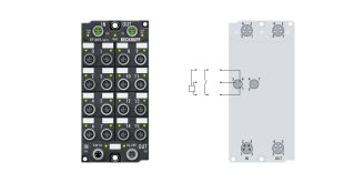 EP1809-0021 | EtherCAT Box, 16-channel digital input, 24 V DC, 3 ms, M8