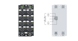 EP2809-0022 | EtherCAT Box, 16-channel digital output, 24 V DC, 0.5 A, M12