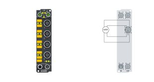 EP3174-0092 | EtherCAT Box, 4-channel analog input, multi-function, ±10 V, 0/4…20 mA, 16 bit, differential, M12, TwinSAFE SC